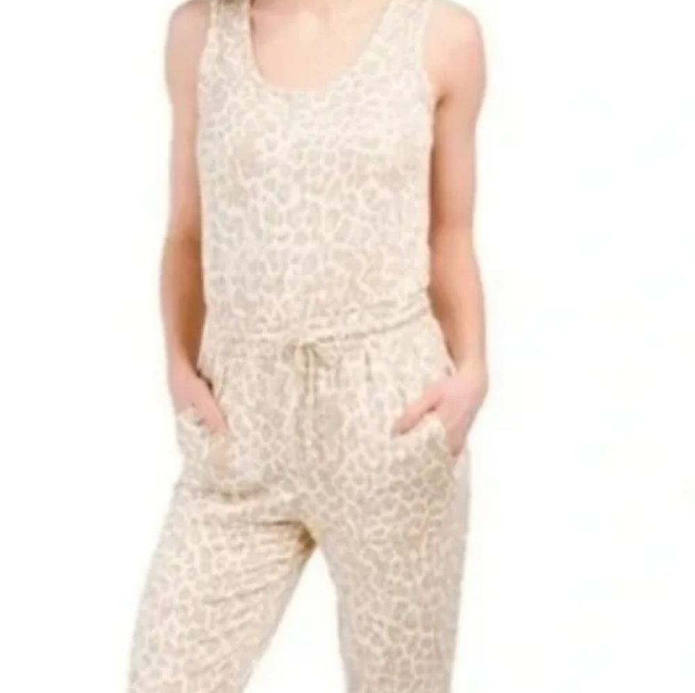 Rachel Zoe Women's Romper Cheetah Leopard jumpsuit